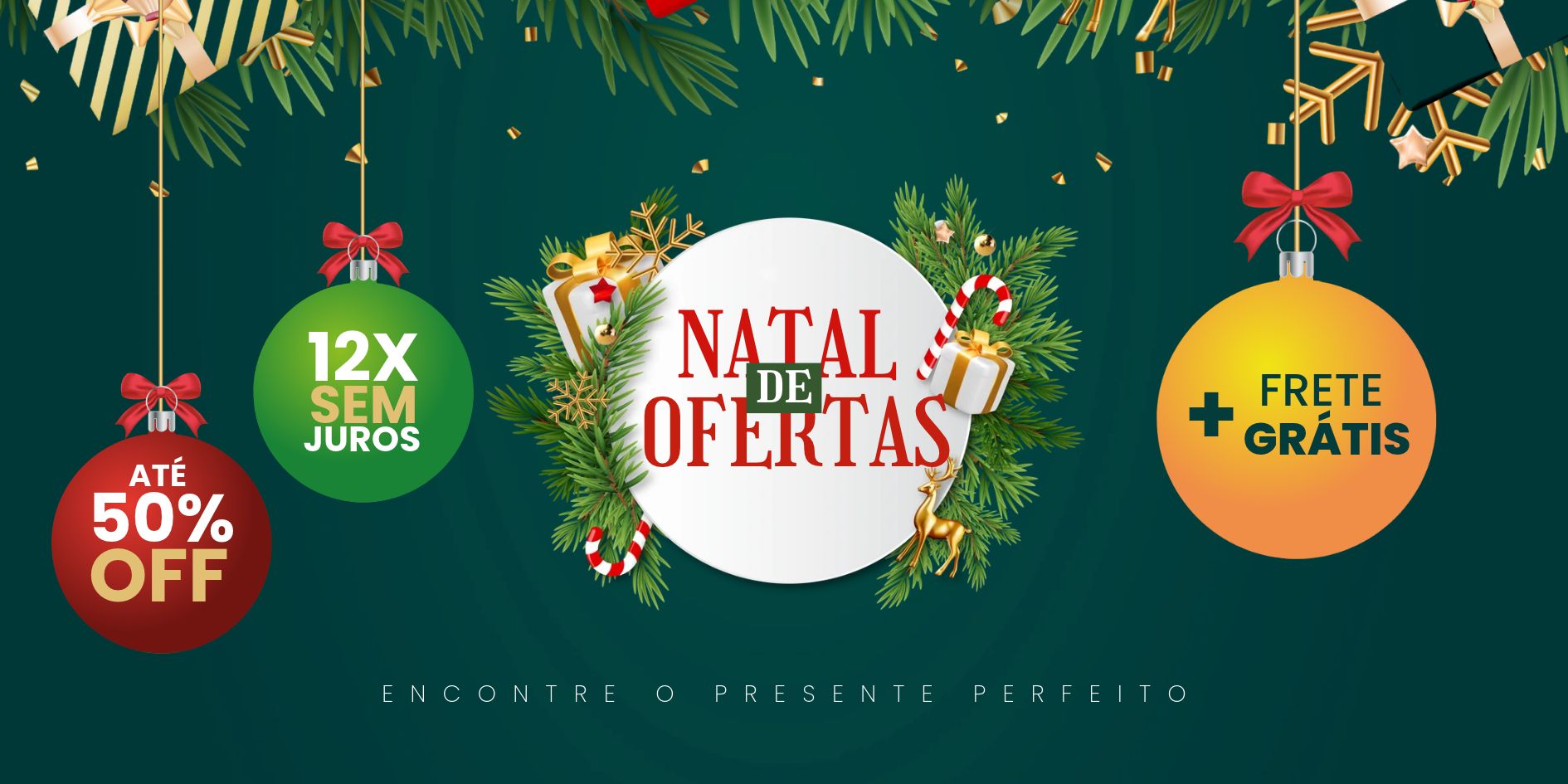 Natal de Ofertas — promoções com frete grátis para todo o Brasil